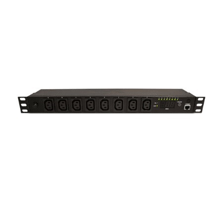 RPM1581HVN Minuteman RPM Series 15-Amp 8 Outlets Managed PDU IPv4 & SNMPv1 Support, NEMA Outlets, 10-ft Cord