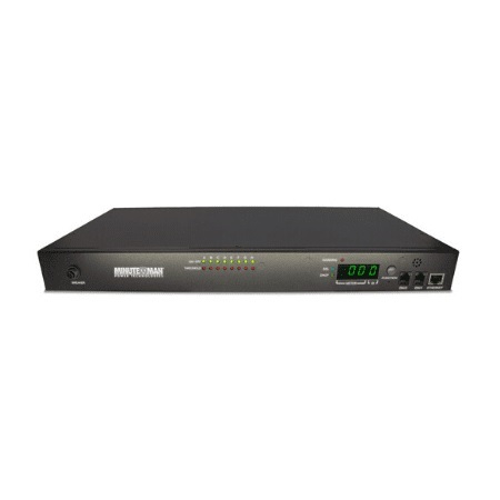 RPM204I2LCD-HW Minuteman UPS RPM Series 20-Amp 4 Front Outlets 1U Horizontal / 0U Vertical PDU