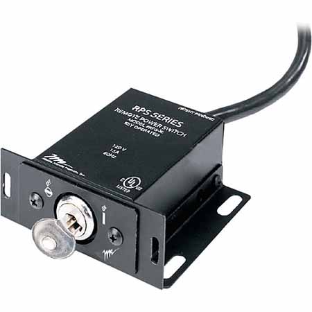 RPS-K Middle Atlantic Remote Power Switch, 15 AMP, Keylocked