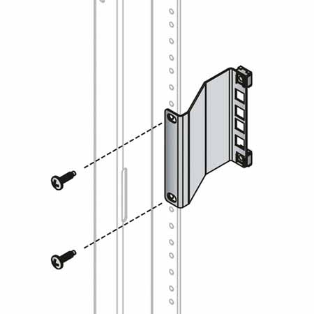 Middle Atlantic Rackrail Recessor