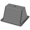 Show product details for RTSB405-10 Arlington Industries 5" W x 4" H Roof Topper Base Only 4" - Pack of 10