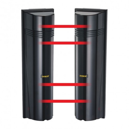 E-964-Q330Q Seco-Larm Quad Photobeam Detector Range with Range Up to 330 Feet Outdoor and 660 Feet Indoor