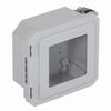 Show product details for EF060604-W STI EnviroArmour Fiberglass Enclosure - 6.77" H x 6.77" W x 4.06" D - Clear Window - Non-Returnable