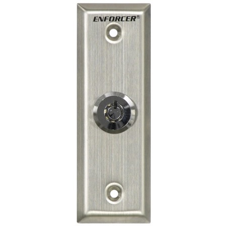 SD-71002-V0 Seco-Larm Shunt Switch Slimline Request-To-Exit Key Switch Plate