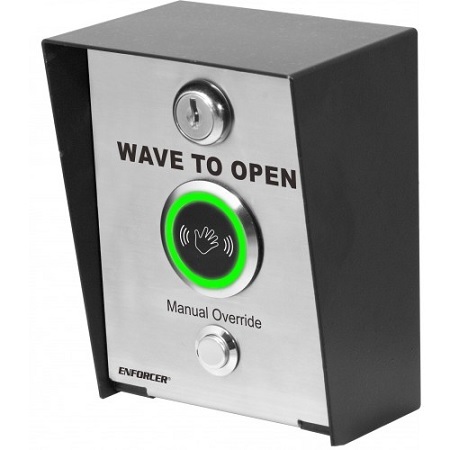 SD-9963-KSGQ Seco-Larm Post-Mount No-Touch Request-to-Exit Sensor with Access Box