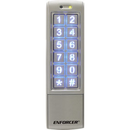 SK-2323-SPQ Seco-Larm Mullion-Style Outdoor Digital Access Keypad w/ Built-In Proximity Reader