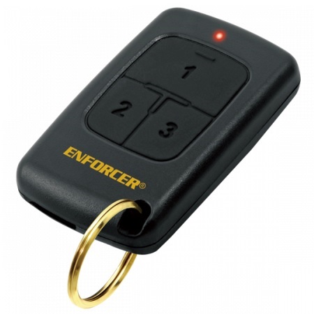 SK-937T3-GNQ Seco-Larm 433.92MHz Codebump Pendant RF Transmitter with 3 Buttons 7 Channels