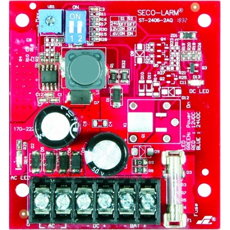ST-2406-2AQ Seco-Larm Power Supply Charger 6/12/24VDC @ 1.5Amp Continuous 2Amp Peak