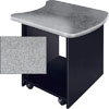 Show product details for S12-PS Middle Atlantic Single Bay (12 Space) Outboard Rack, Without Doors, Pepperstone Top
