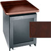 Show product details for S12SD-DC Middle Atlantic Single Bay (12 Space) Outboard Rack with Square Top, Dark Cherry Top