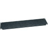 Show product details for SB2 Middle Atlantic 2 Space (3 1/2 Inch) Flanged Steel Blank Panel, Black Textured Finish