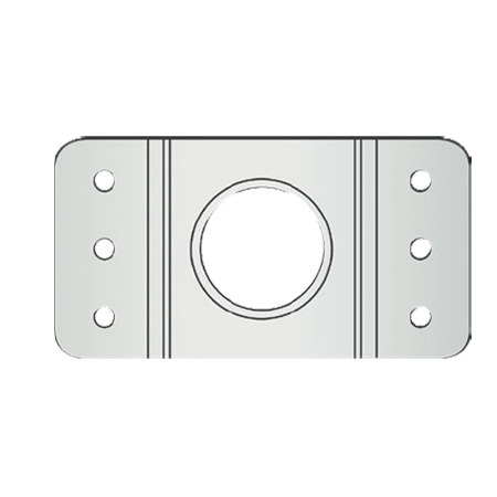 SBP-302CMA Hanwha Techwin Mounting Plate for the Telescopic Pendant Mount SBP-302CM