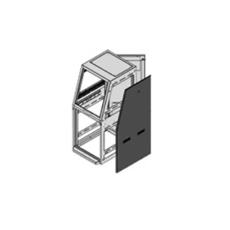 SCQ-1427-1217BK Middle Atlantic Quiet-Cool Series Console Single Bay - 27 Inch Deep, 14 Rackspaces on Bottom, 12 Rackspaces on Top