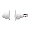 SD-84C-WH-10 Tane Alarm 1" Diameter DPDT Steel Door Recessed Magnetic Contact .75" Gap  - Pack of 10 - White