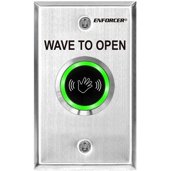 SD-9263-KSQ Seco-Larm Wave to Open Single-Gang Outdoor Sensor - Stainless Steel
