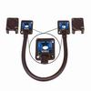 Show product details for SD-969-T15Q/B Seco-Larm Armored Door Cord – Pre-Wired Terminal Blocks and Removable Covers, Bronze