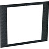 Show product details for SFACE2 Middle Atlantic 2 Space Face Plate, Black Textured Finish