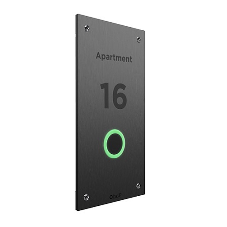 SH-46T-BLACK BAS-IP Touch-Free Doorbell - Black