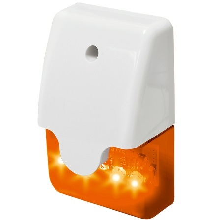 SL-1312-SA/A-10 Seco-Larm 6-15 VDC Mini Strobe Siren - Amber Lens - Pack of 10