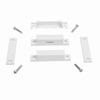 Show product details for SM-35WH-10 Tane Alarm Surface Mount Quick Connect Magnetic Contact w/ Spacers and Screw Covers - White - 10 Pack