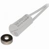 Show product details for SM-4103-LQ-W-10 Seco-Larm Rare-Earth Stubby Press-Fit Mount N.C. Magnetic Contact with Quick-Connect Terminal Block - 10 Pack