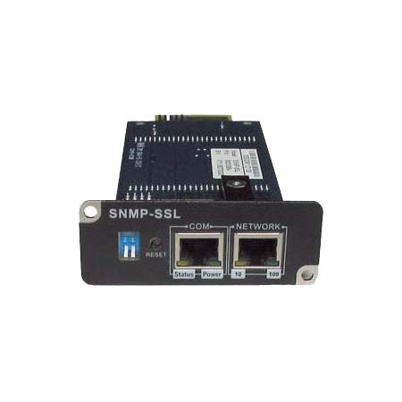SNMP-SSL Minuteman 10/100Mbit SNMP Card w/ v3 and SSL Security