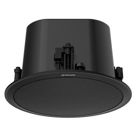 SPA-C110B Hanwha Techwin IP Ceiling Speaker - Black