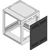 Show product details for SPN3T-1427-1217-12BK Middle Atlantic Convective Series Top Monitor Rack Side Panels Straight Face, Pair - Black