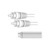 Show product details for SPW12X Vanco Wire Premium Speaker 18GA RCA Plug/RCA Plug 15 ft