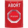 Show product details for SS2002AB-EN STI Red No Cover Key-to-Reset (Illuminated) Stopper Station with ABORT Label English