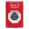 Show product details for SS2003LD-ES STI Red No Cover Key-to-Activate Stopper Station with LOCKDOWN Label Spanish