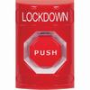 Show product details for SS2005LD-EN STI Red No Cover Momentary (Illuminated) Stopper Station with LOCKDOWN Label English