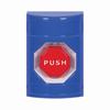 SS2402NT-EN STI Blue No Cover Key-to-Reset (Illuminated) Stopper Station with No Text Label English