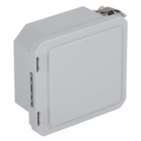 EF060604-O STI EnviroArmour Fiberglass Enclosure - 6.77" H x 6.77" W x 4.06" D - White - Non-Returnable