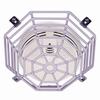 Show product details for STI-9601 STI Steel Web Stopper Low Profile Flush Mount - Clear - 8.25" H x 8.25" W x 2.75" D