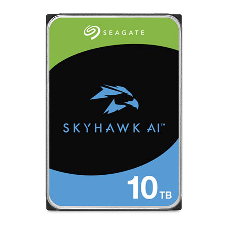 ST10000VE001 Seagate SkyHawk AI Surveillance Grade Hard Drive 6Gb/s 256MB Cache 3.5" CMR Air - 10TB