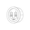 Show product details for STA4GX Vanco Round Terminal Cup with Gold Banana Jack