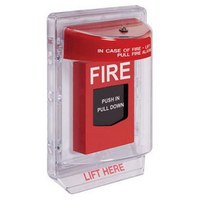 STI-1100 STI Stopper II with Horn Flush Mount with Fire Label