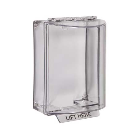 STI-13200NC STI Universal Stopper Dome Cover Surface Mount No Label Hood - No Label - Clear