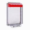 Show product details for STI-14010NR STI Universal Stopper Low Profile Cover Flush Mount and Hood - No Label - Red