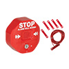 Show product details for STI-6402 STI Exit Stopper Multifunction Door Alarm for Double Door - Red