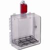 Show product details for STI-7535MED STI Polycarbonate Cabinet with Wire Shelf, Siren/Strobe Alarm & Thumb Lock
