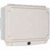 Show product details for STI-7730-OW STI Polycarbonate Cover with Enclosed Back Box - 4.75" H x 8.25" W x 1.975" D - White - Solid Door