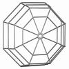 Show product details for STI-9635-SS STI Small Wire Cage for Clocks 12" Max Object Diameter at 3.65" Max Depth - Stainless Steel - 14.25" H x 14.25" W x 3.65" D