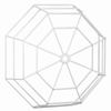 Show product details for STI-9635 STI Small Wire Cage for Clocks 12" Max Object Diameter at 3.65" Max Depth - White - 14.25" H x 14.25" W x 3.65" D