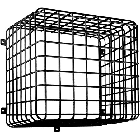 STI-9730-BK STI Wire Guard Damage Stopper - Wire Cage - 12" H x 12" W x 12" D - Black