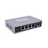 Show product details for SW-4P1GB300 VideoComm Technologies Desktop 4 x PoE Gigabit Auto-MDIX Ports + 1 Uplink Port Network Switch