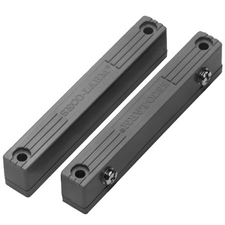 SM-216Q/GY Seco-Larm Surface Mount N.C. Magnetic Contact w/ Screw Terminals - Gray