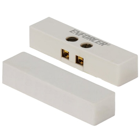 SM-4003-TQ/W Seco-Larm Surface-Mount N.C. Magnetic Contact with Quick-Connect Terminal Block - White