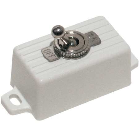 SS-076Q/SW-10 Seco-Larm White Toggle Switch - Pack of 10